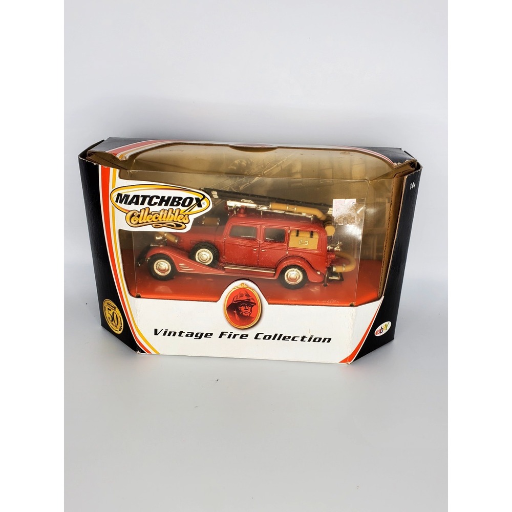 Matchbox Collectibles 50 Years Vintage 1933 Cadillac Fire Wagon-NIB W/Ebay Logo